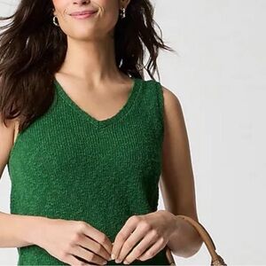J. Crew Factory • V-Neck Beach Sweater Tank